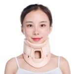 Collier cervicale adulte semi rigide - orthèse médical de traction du cou